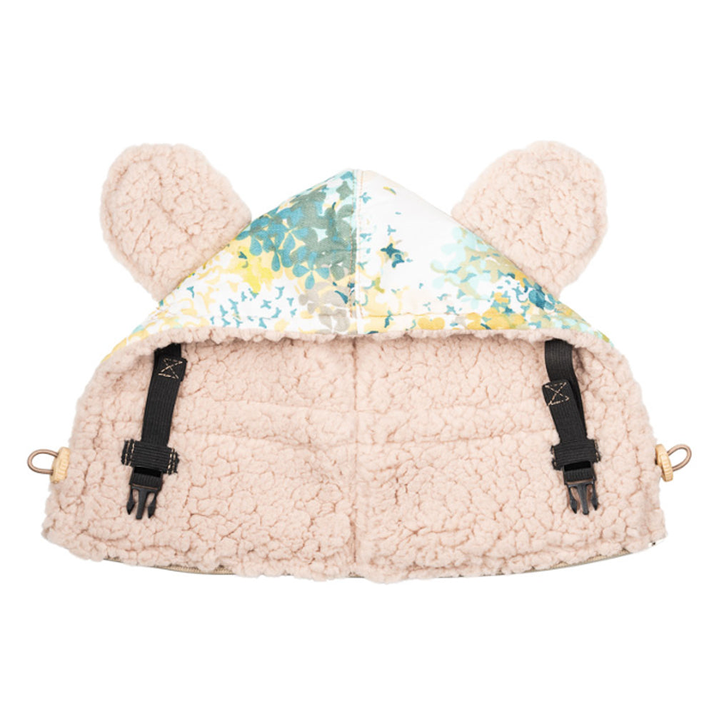 Capuz térmico Monkey Mum® para porta-bebés Carrie - Pradaria florida
