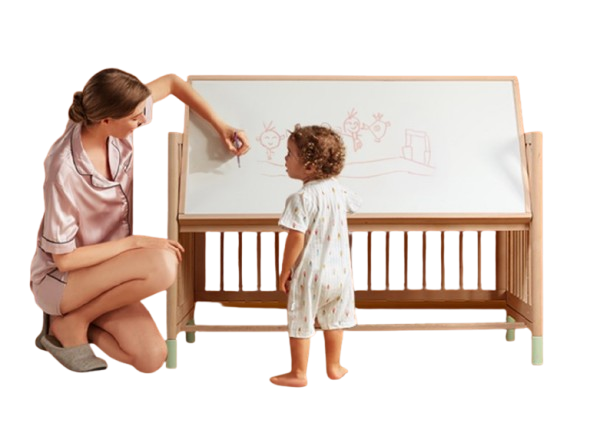Berço infantil 3 em 1 - Maciço - 120x60 cm