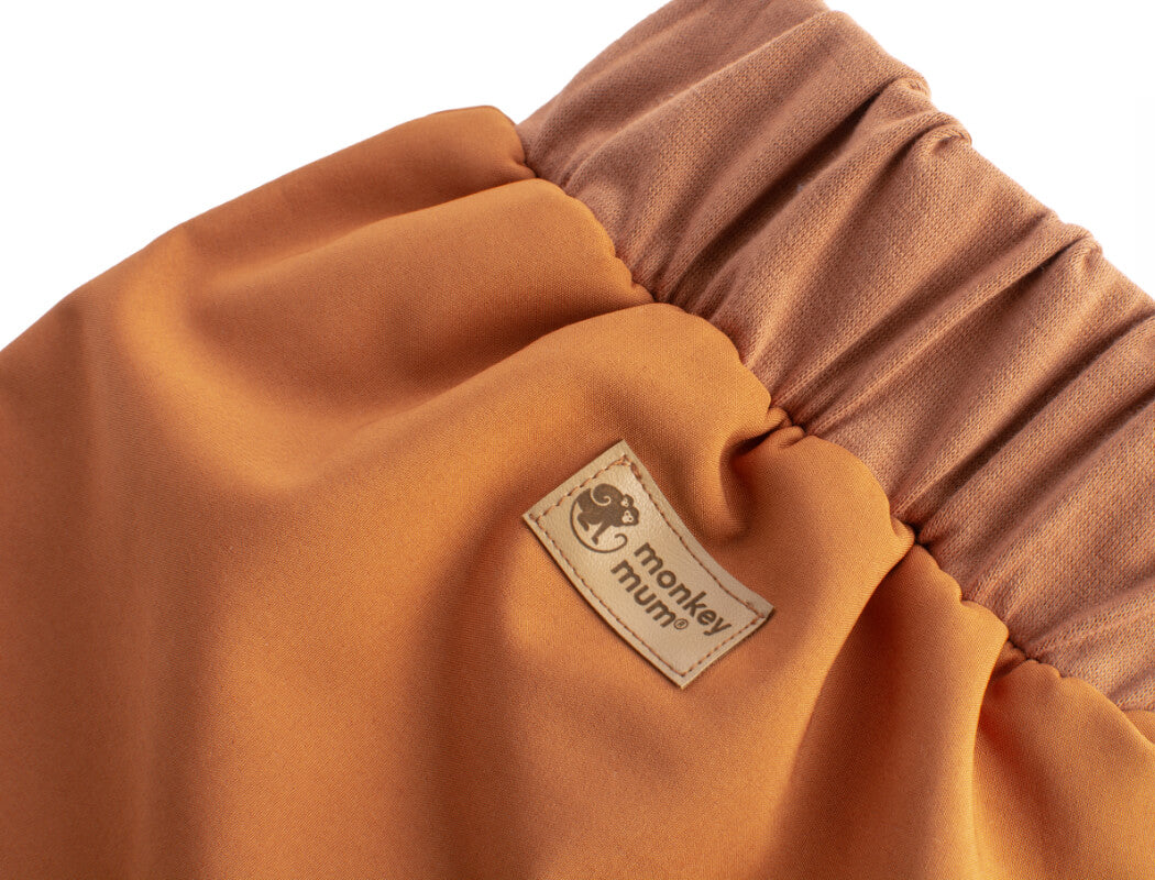 Calças de softshell para criança com membrana Monkey Mum® - Folhas de outono