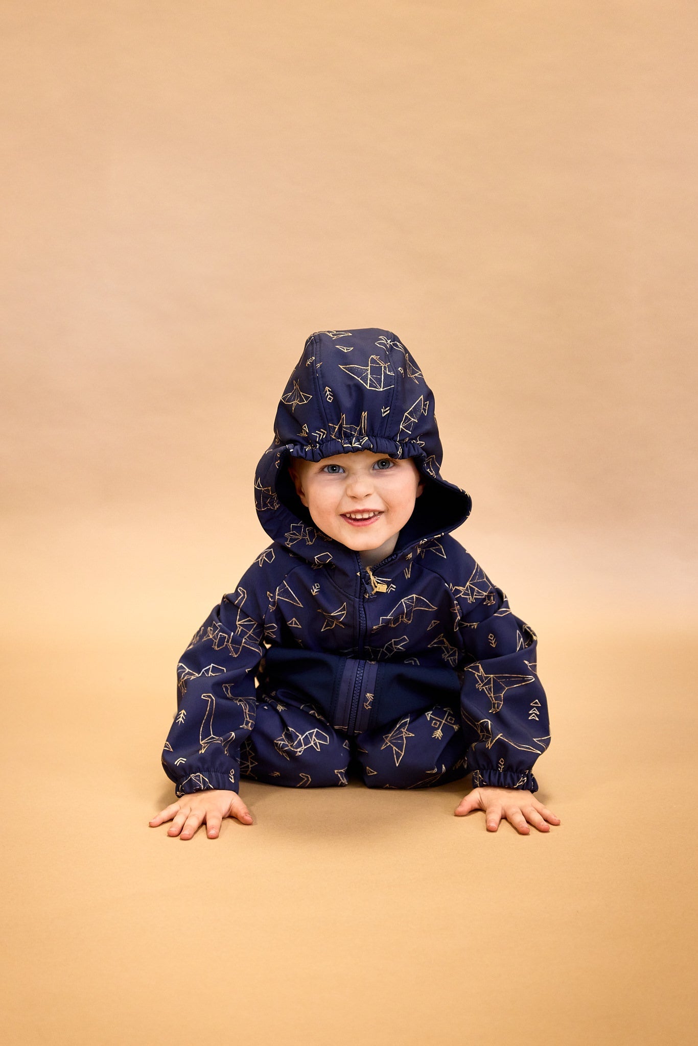 Monkey Mum® Dětská zimní softshellová kombinéza s beránkem - Pohádkový večerníček, 2. jakost - vel. 62/68