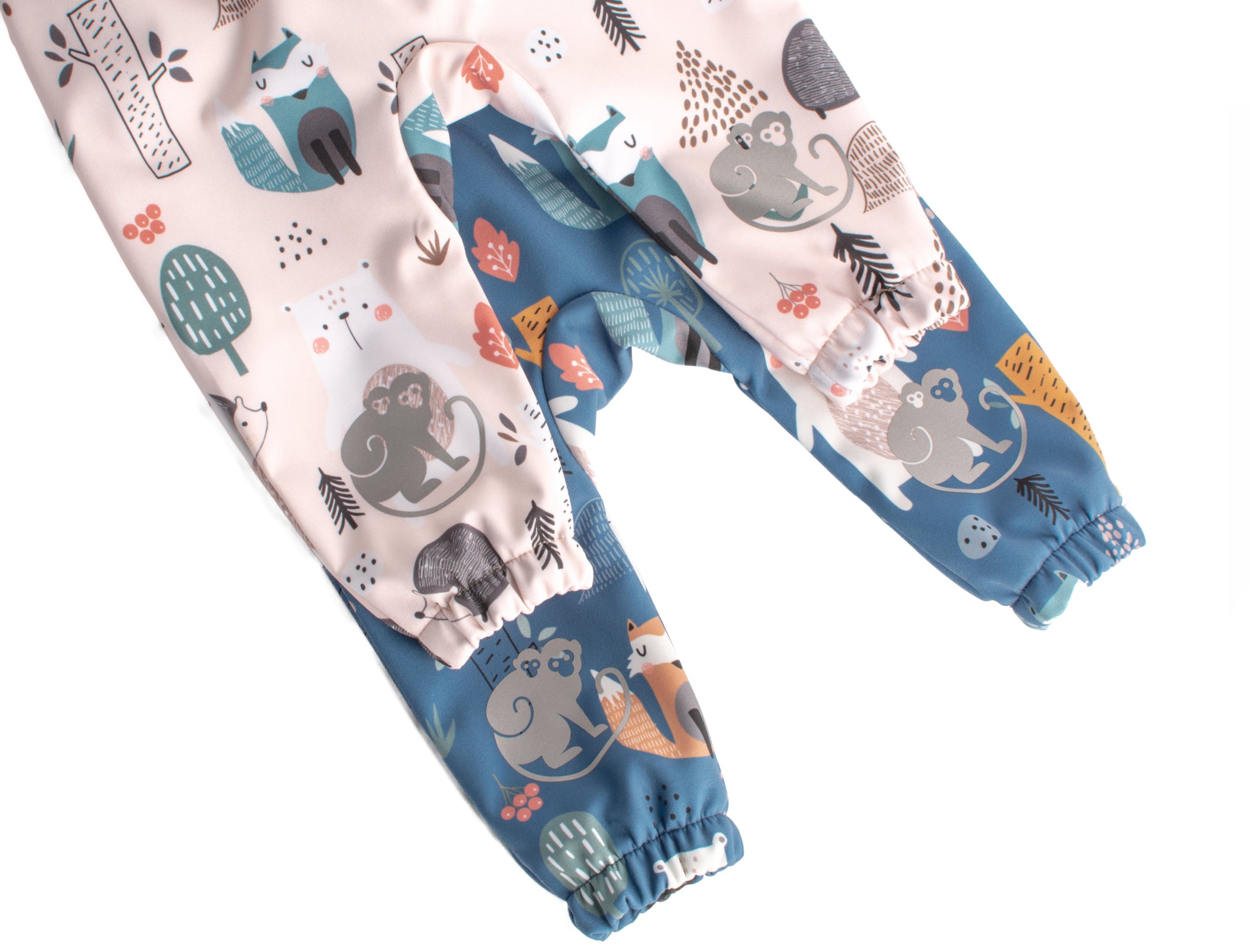 Calças de softshell para criança com membrana Monkey Mum® - Animais noturnos