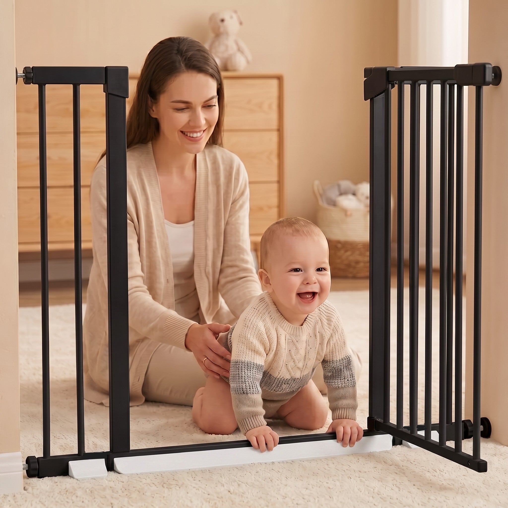 Barreira de segurança Monkey Mum® – Preta