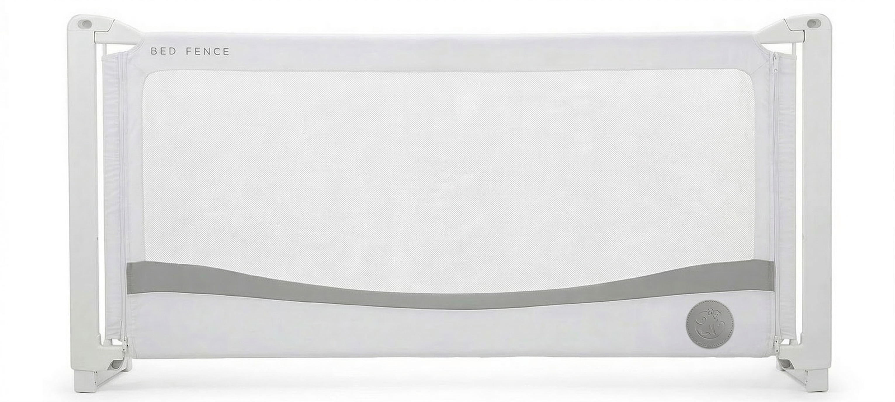Barreira de cama Monkey Mum® Premium - cinzento claro