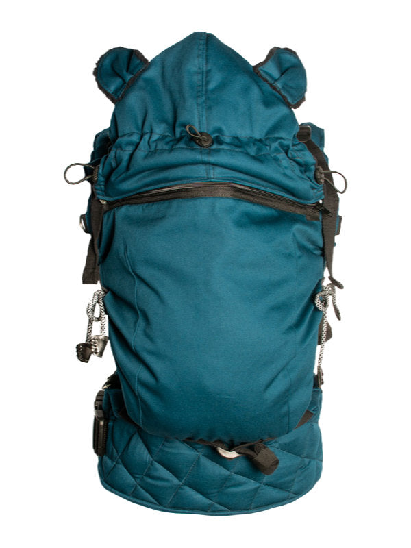 Monkey Mum® Capuz térmico para o porta-bebés Carrie - Água azul-turquesa