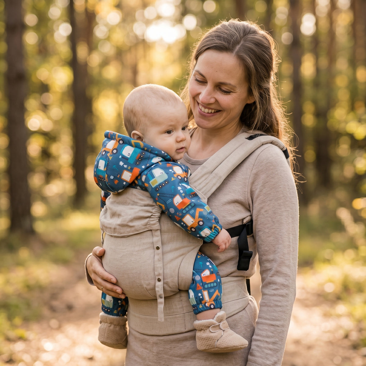 Monkey Mum® Fato-macaco em softshell com membrana – Estaleiro divertido - tam. 62/68, 74/80