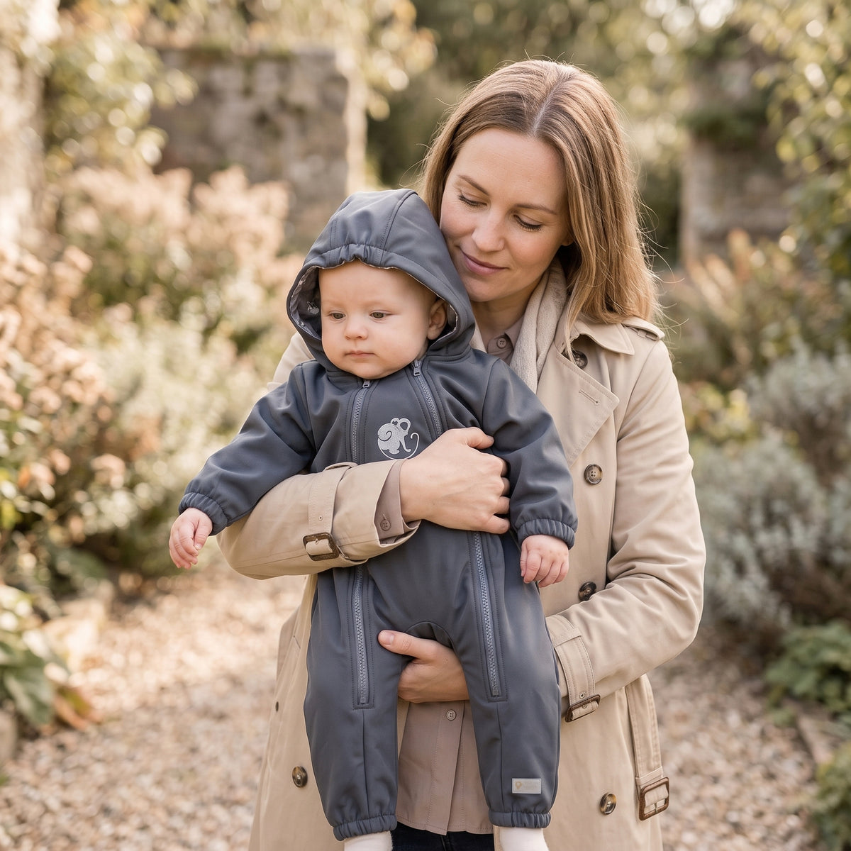 Monkey Mum® Fato-macaco em softshell com membrana – Passeio misterioso - tam. 62/68, 74/80
