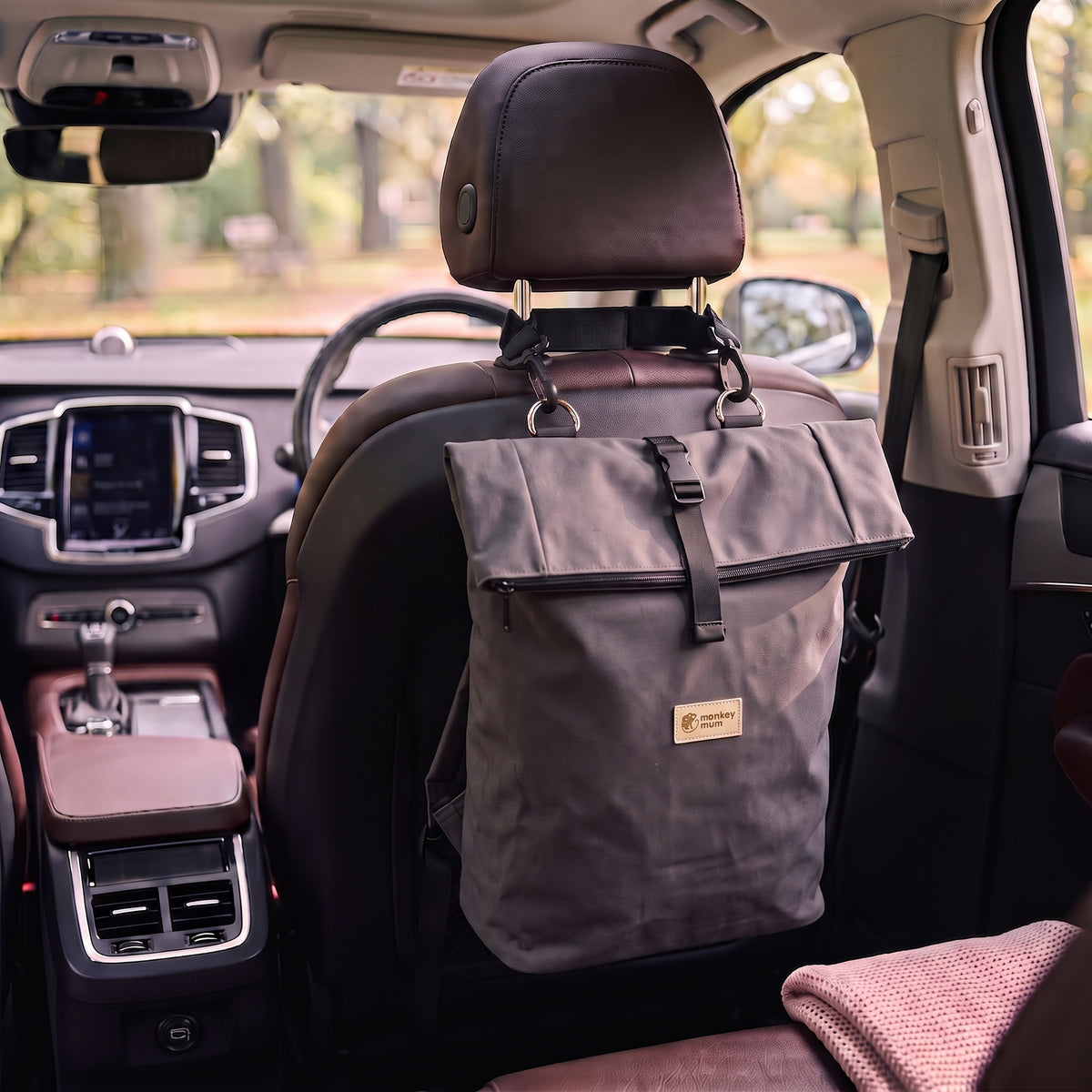 Monkey Mum® Mochila de softshell para carrinho de bebé – Viagem misteriosa