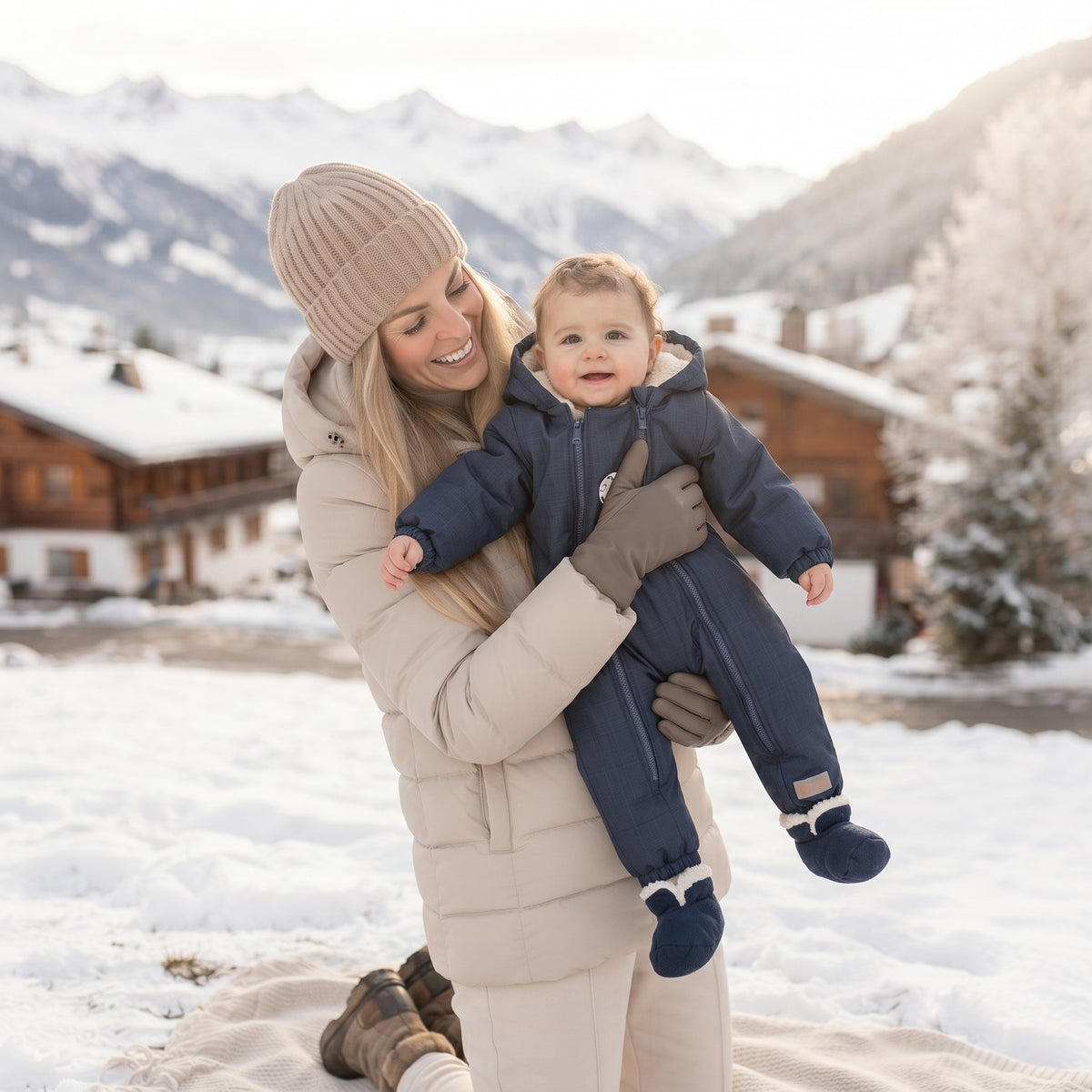 Monkey Mum® Macacão infantil de inverno em softshell com pelo - Livrinho de histórias, 2.ª qualidade - tam. 62/68