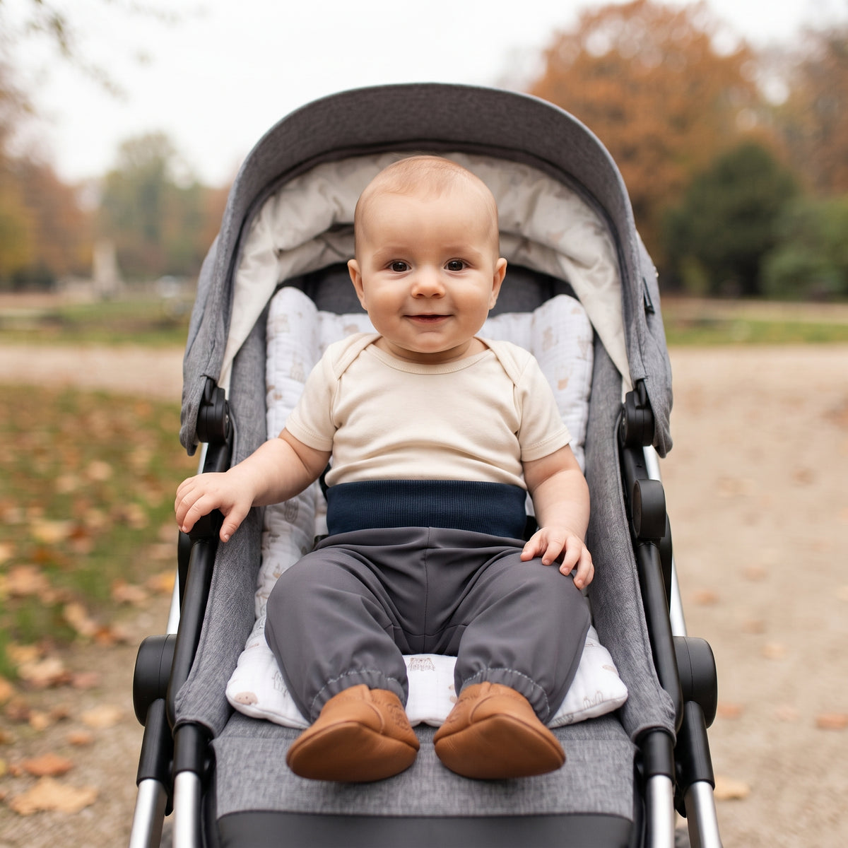 Calças de softshell para criança com membrana Monkey Mum® - Passeio misterioso