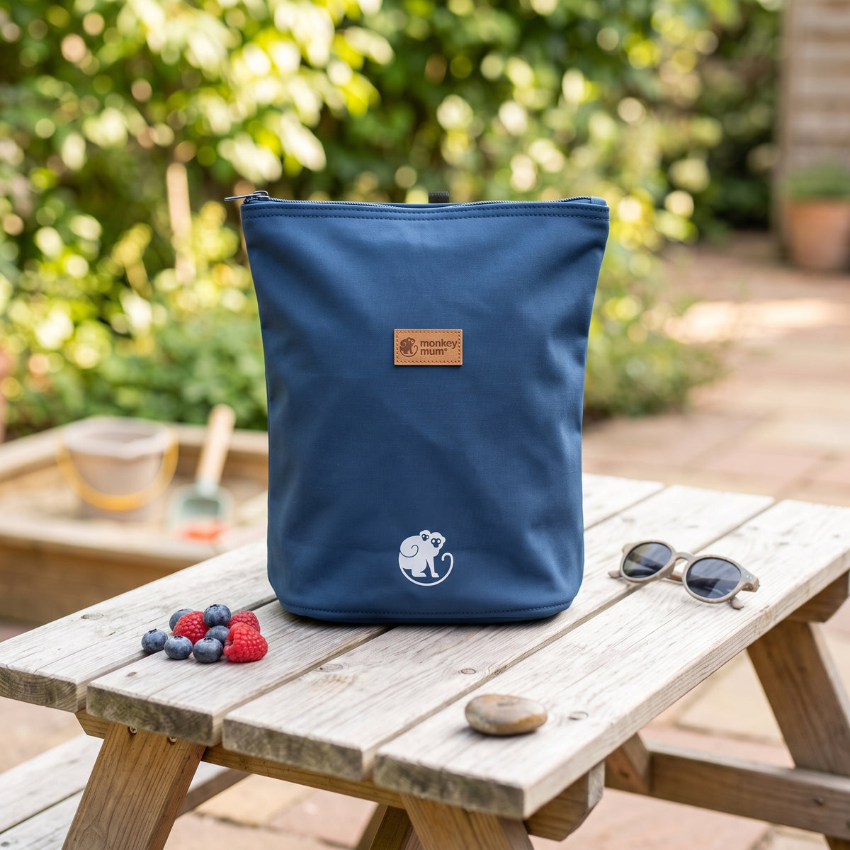 Mochila softshell infantil Monkey Mum® - Céu noturno