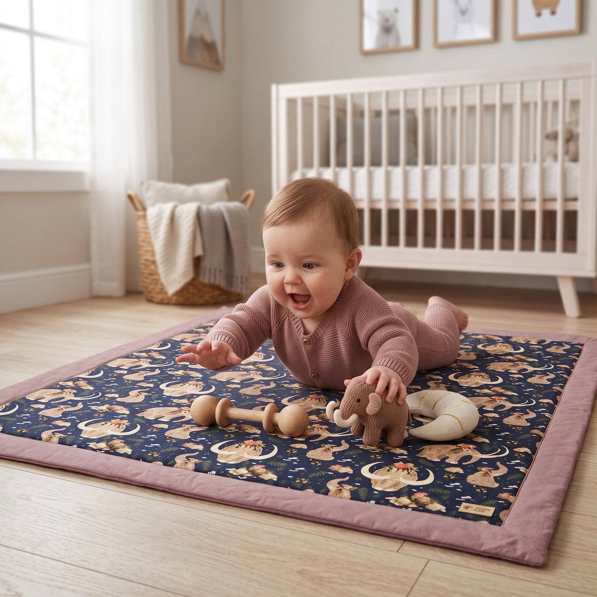 Tapete de atividades Monkey Mum® - Mamutes