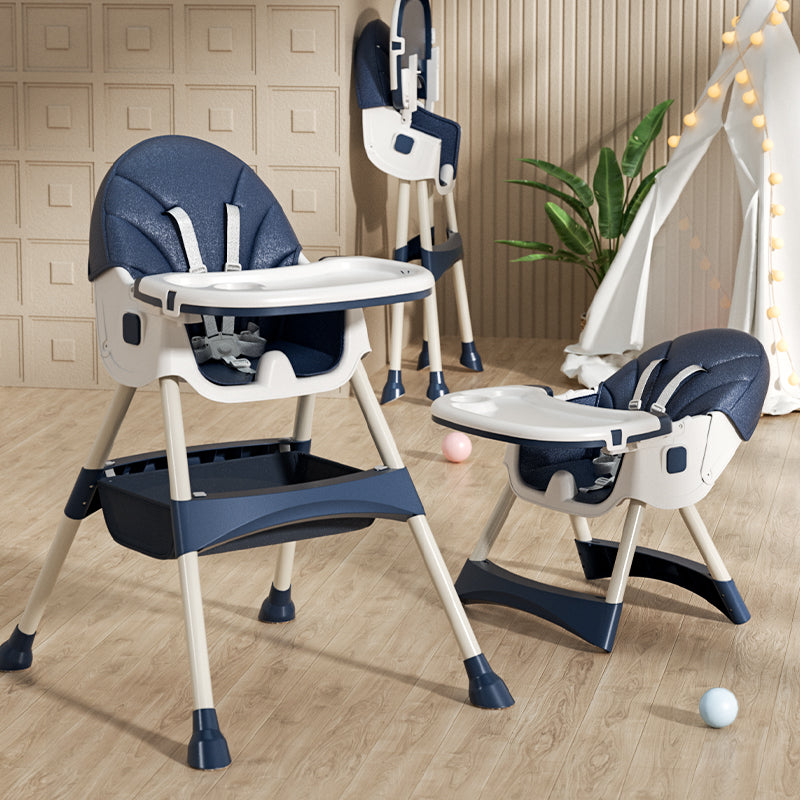 Cadeira de refeição infantil 2 em 1 Comfort - Azul - desembalada