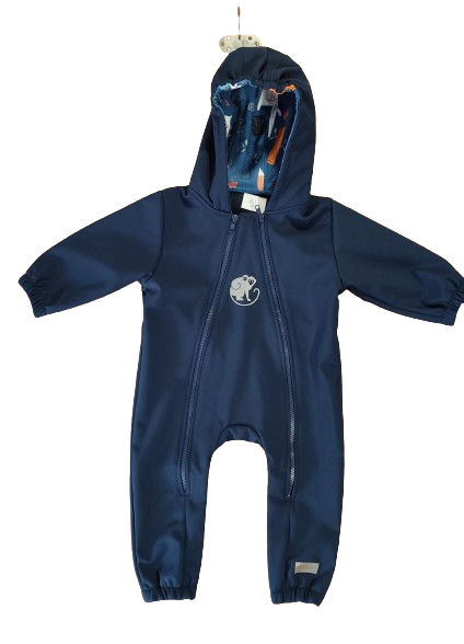 Monkey Mum® Fato-macaco em softshell com membrana – Céu noturno com animais - tam. 62/68, 74/80