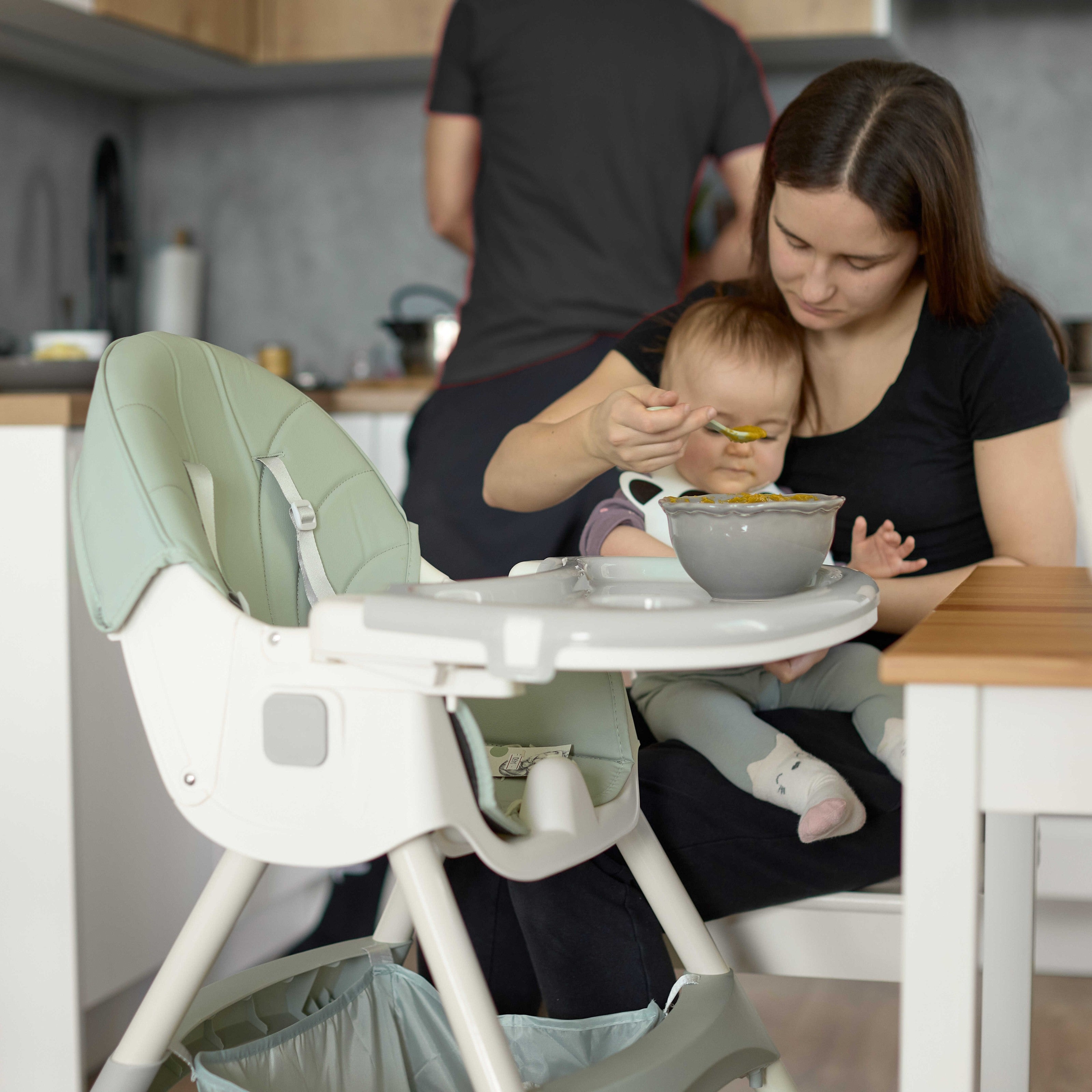 Cadeira de alimentação infantil 2 em 1 Comfort - Rosa