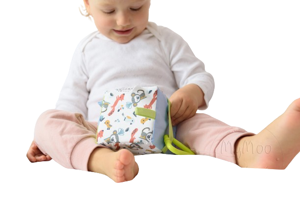 MyMoo Cubo sensorial Busy cube - Animais