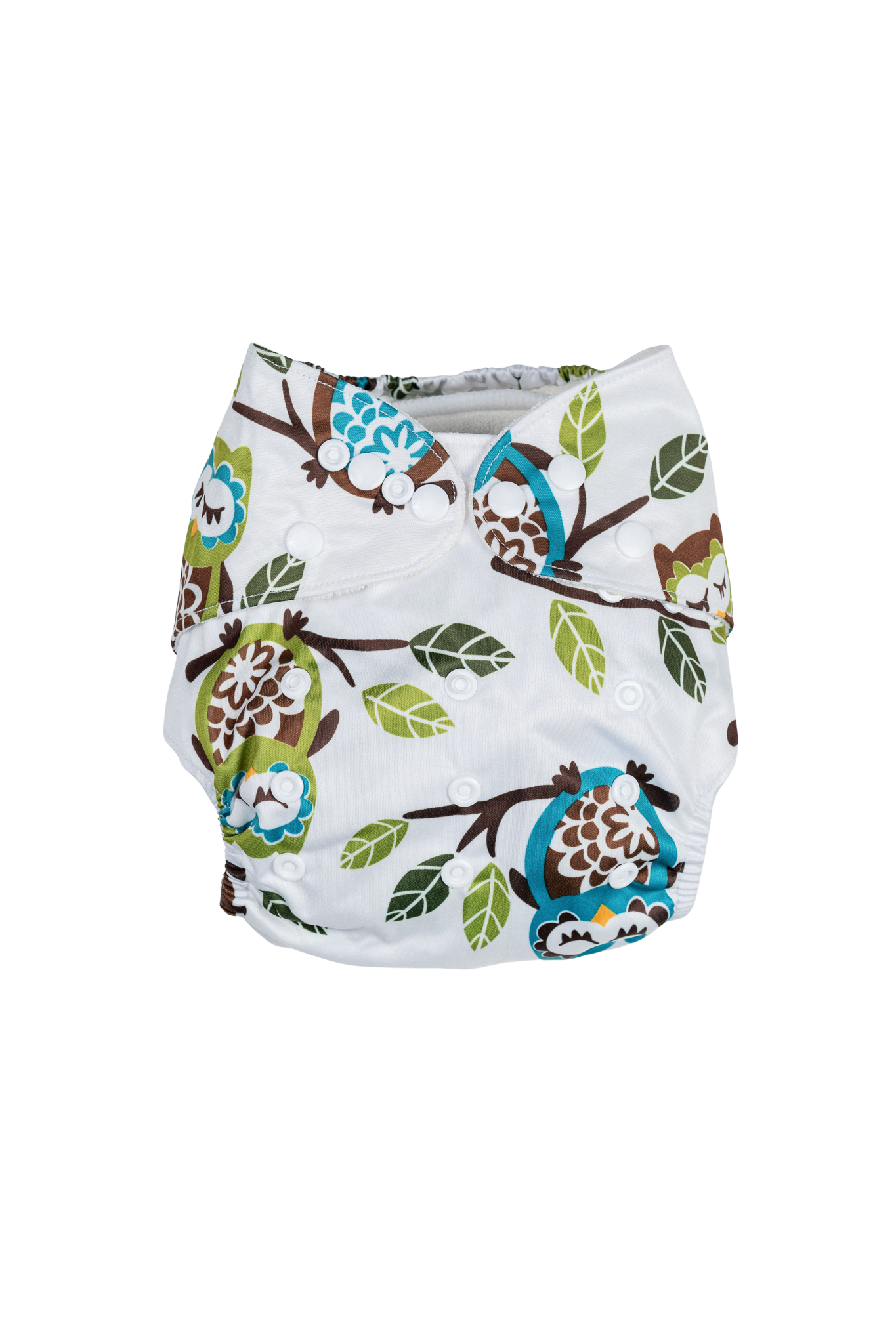 Fralda de pano de bambu extensível - Corujinhas sábias