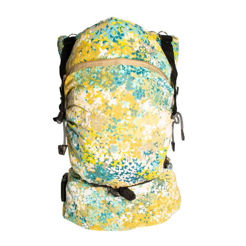 Monkey Mum® Porta-bebés ergonómico extensível Carrie - Prado florido