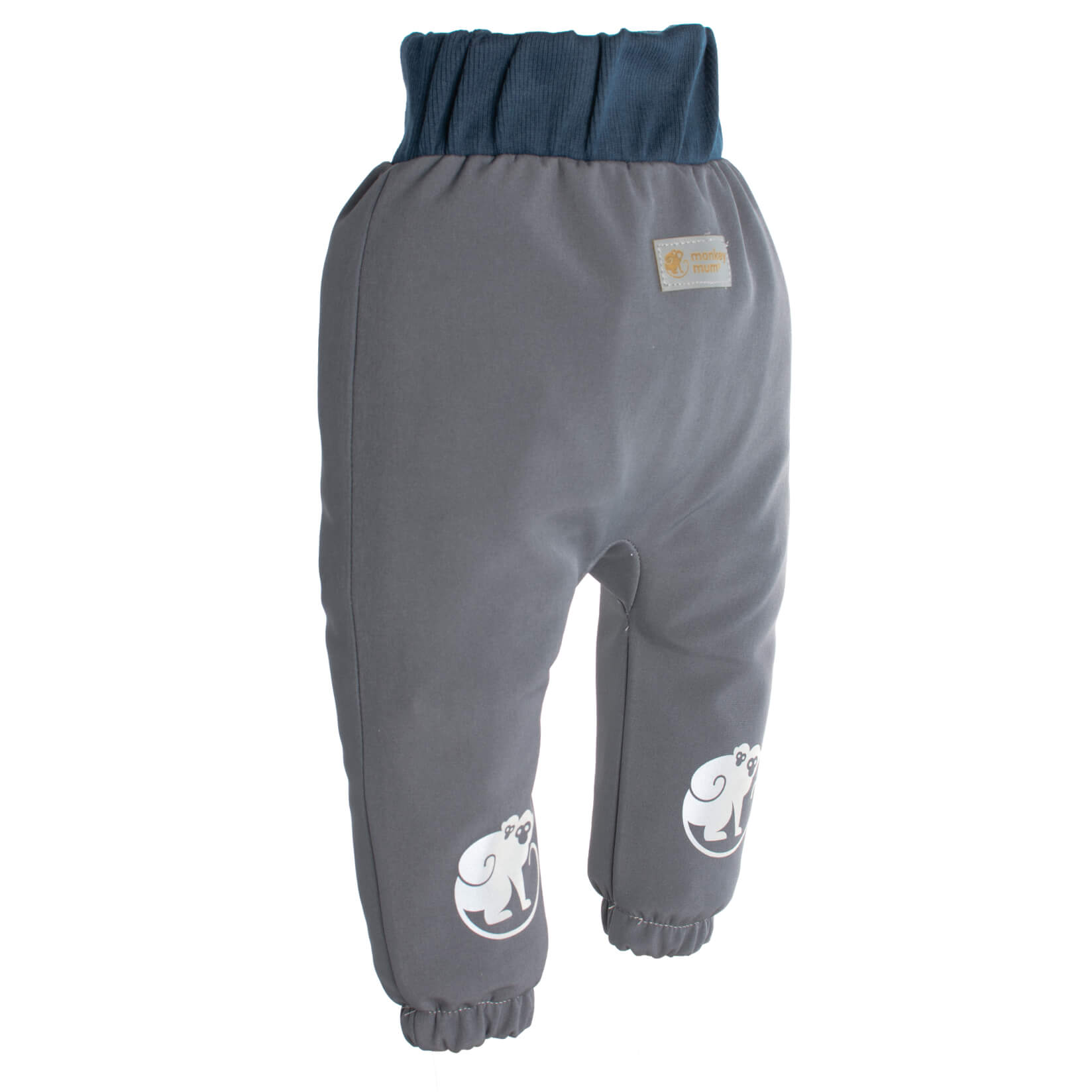 Calças de softshell para criança com membrana Monkey Mum® - Passeio misterioso