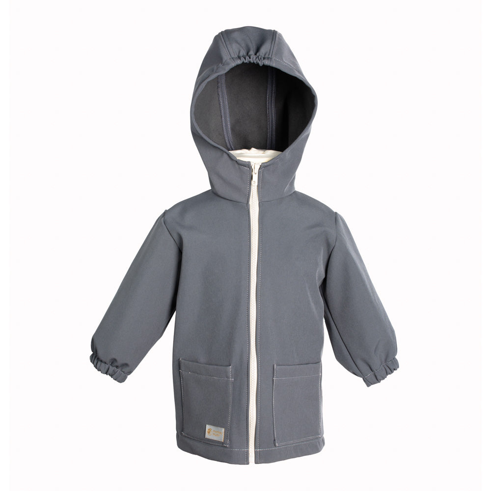 Casaco softshell infantil com membrana Monkey Mum® - Passeio misterioso