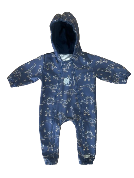 Monkey Mum® Macacão softshell com membrana – Constelação de dinossauros - tam. 62/68, 74/80