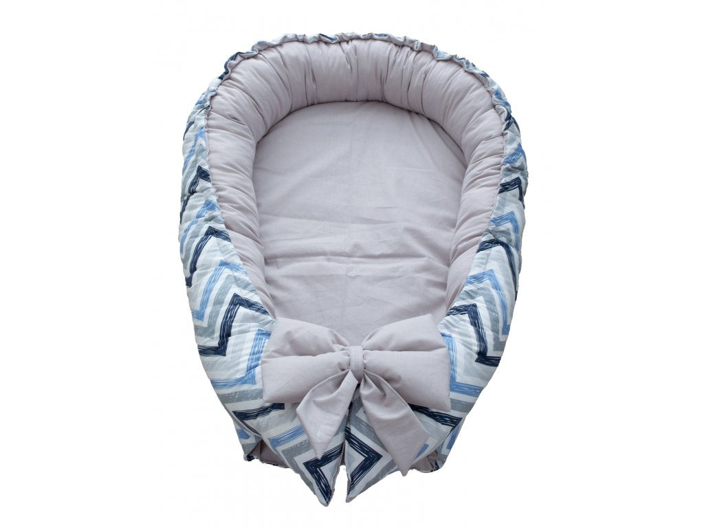 Nest - Ziguezague Azul Cinza