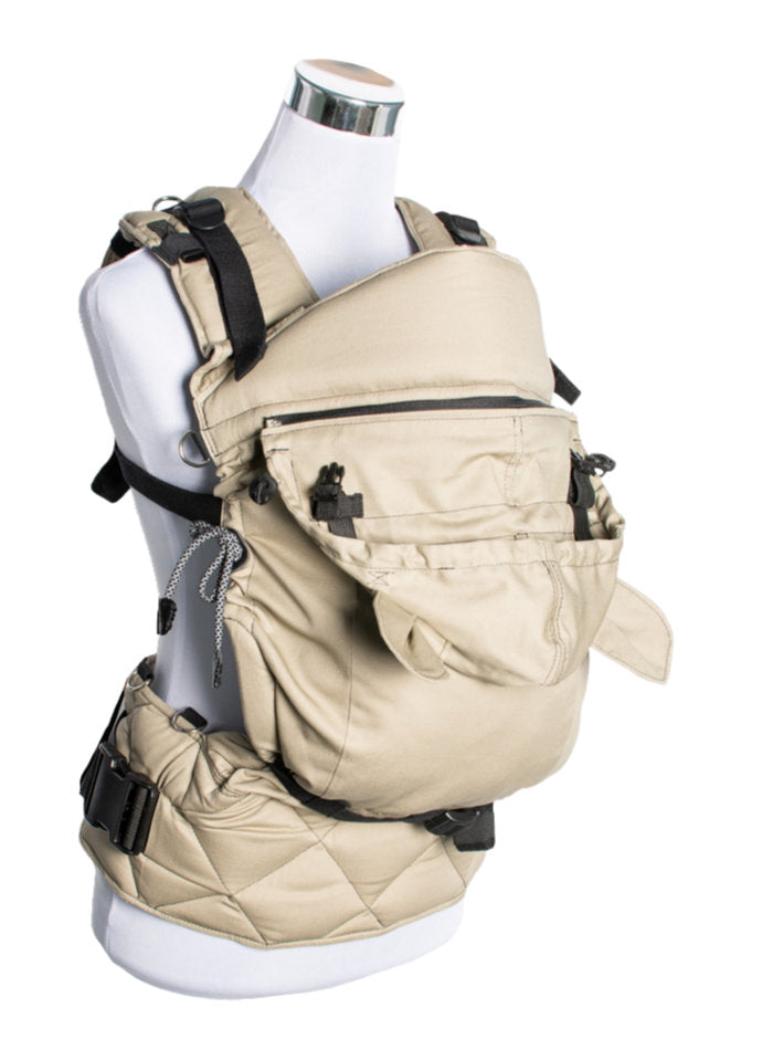 Capuz leve Monkey Mum® para porta-bebés Carrie - Areia do deserto