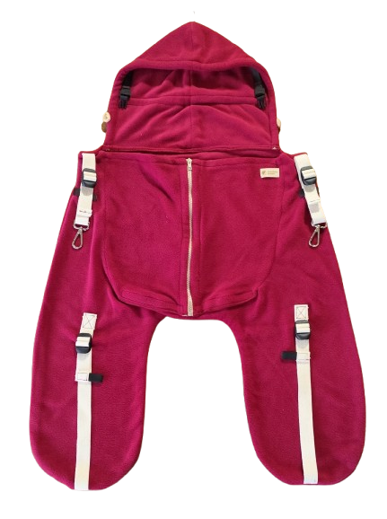 Monkey Mum® Bolsa de lã polar térmica para porta-bebés ou para o carrinho Carrie - Polvinho