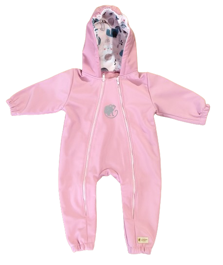 Monkey Mum® Macacão softshell com membrana – Animais açucarados - tam. 62/68, 74/80
