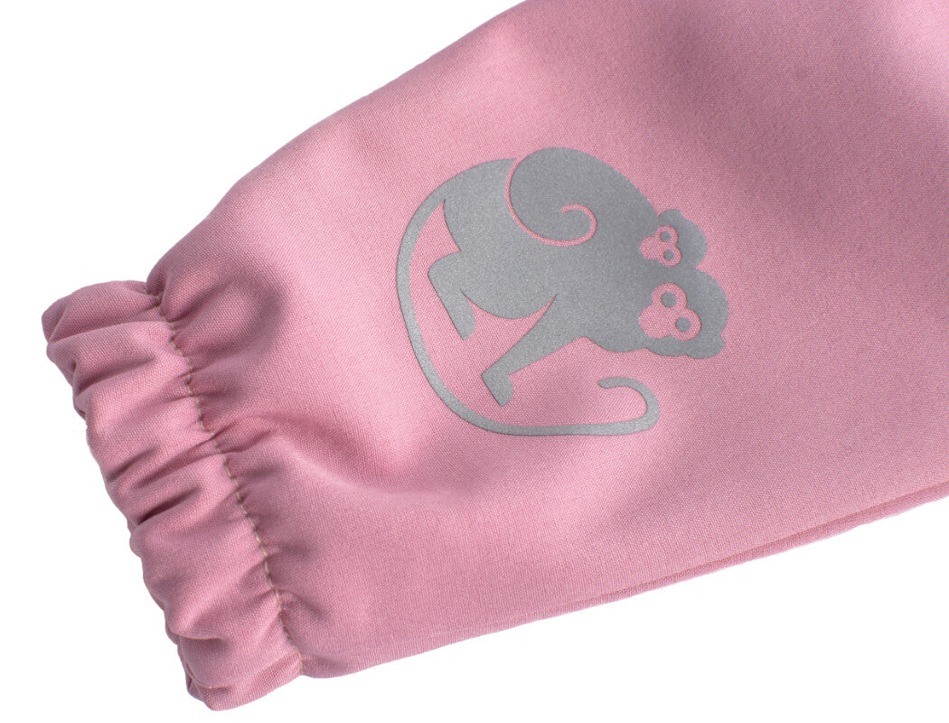 Calças de softshell para criança com membrana Monkey Mum® - Algodão doce