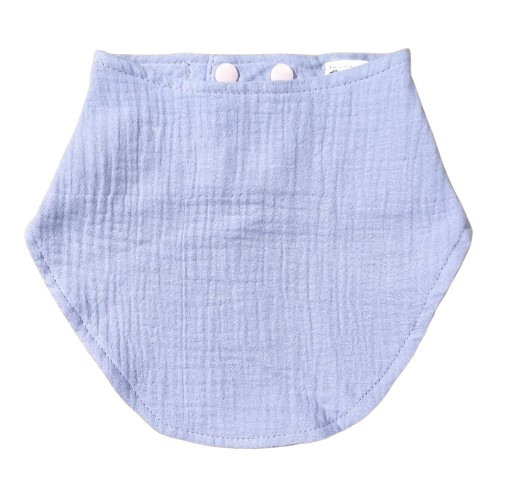 Babete de musselina Monkey Mum® - Violeta