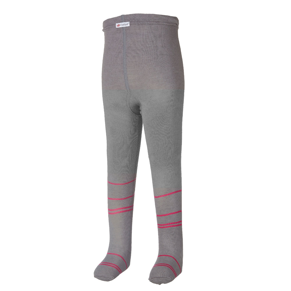 Collants Outlast® - cinza escuro/framboesa