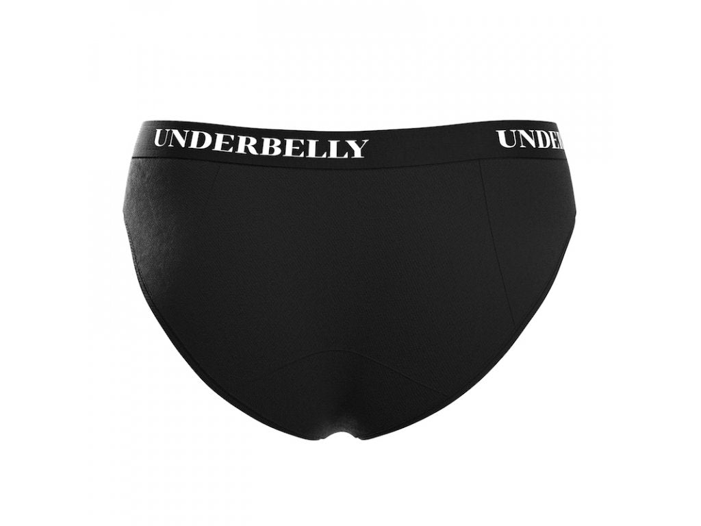 Calcinha menstrual Underbelly univers, Menstruação mais forte - preta