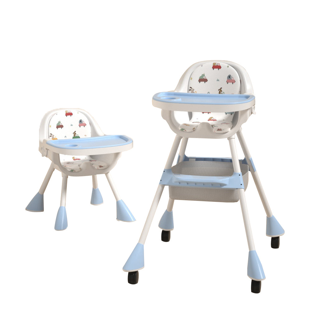 Cadeira de alimentação infantil 2 em 1 Simple - Azul céu
