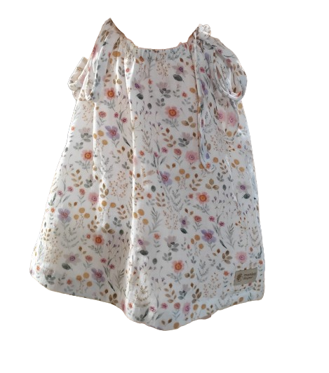 Camisola de alças de musselina Monkey Mum® - Prado florido