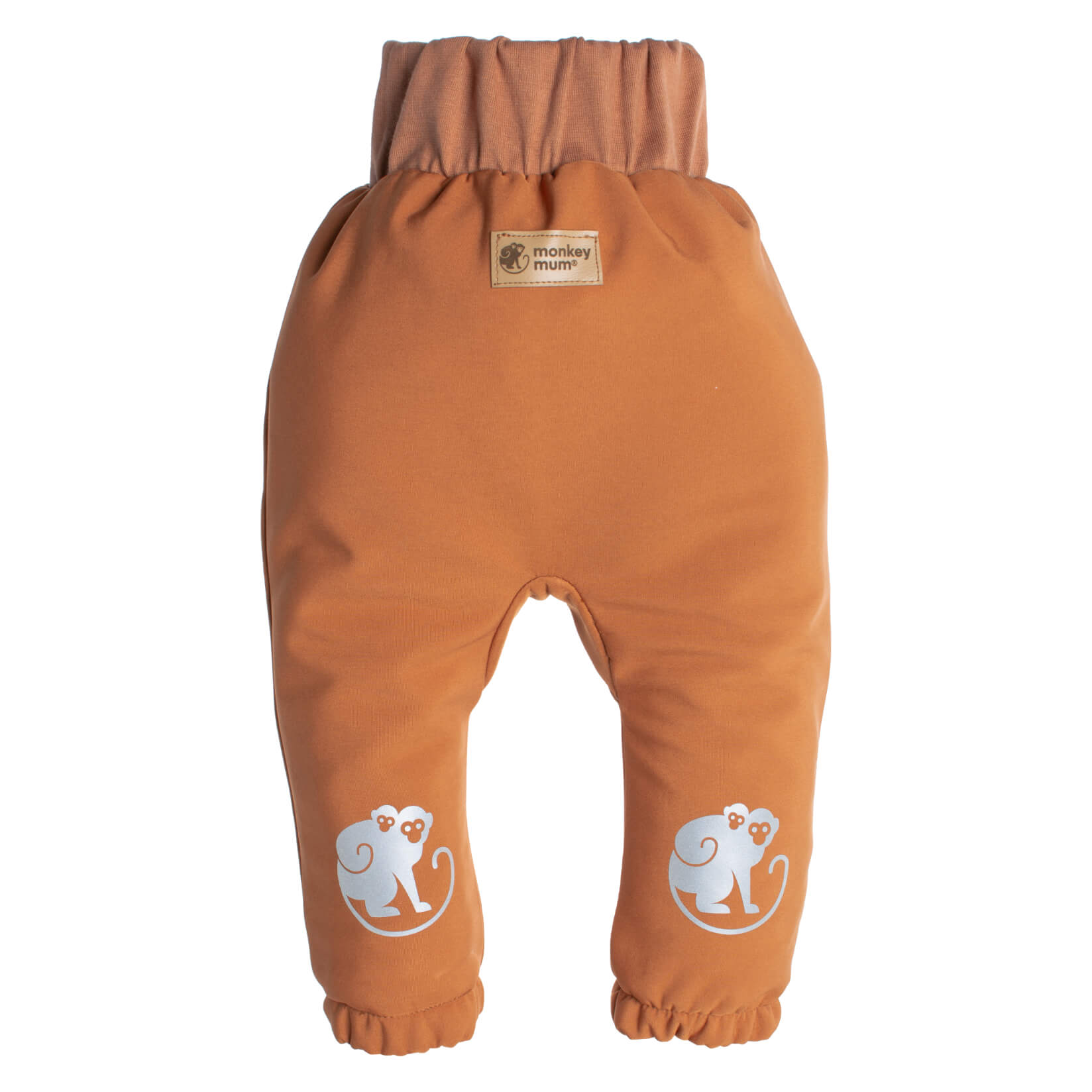 Calças de softshell para criança com membrana Monkey Mum® - Folhas de outono
