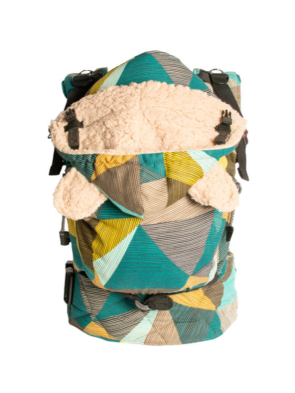 Monkey Mum® Capuz térmico para o porta-bebés Carrie - Encanto da geometria