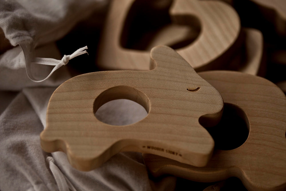 Wooden Story Mordedor de dentes - Coelho