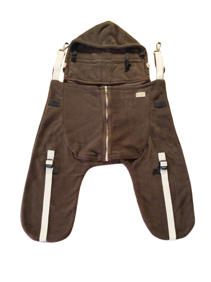Monkey Mum® Bolsa térmica em lã polar para o porta-bebé ou para o carrinho Carrie - Ouriçinho