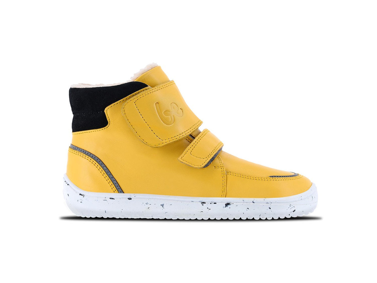 Be Lenka Calçado infantil de inverno descalço Panda 2.0 - Cheese Yellow