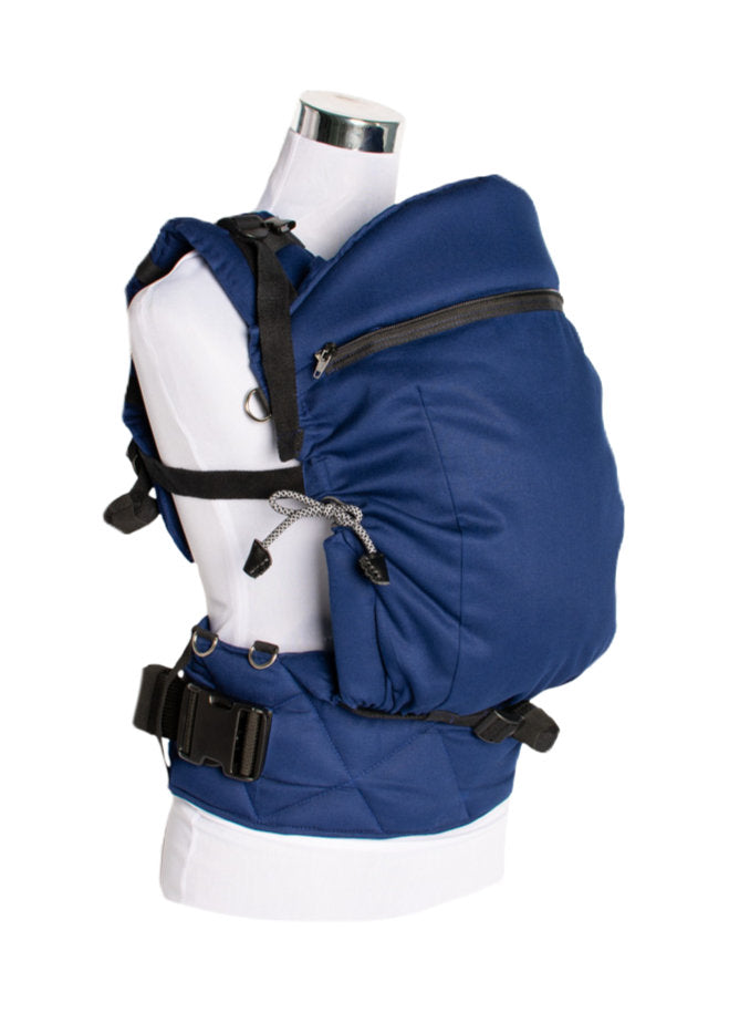 Monkey Mum® Porta-bebés ergonómico extensível Carrie - Azul-marinho