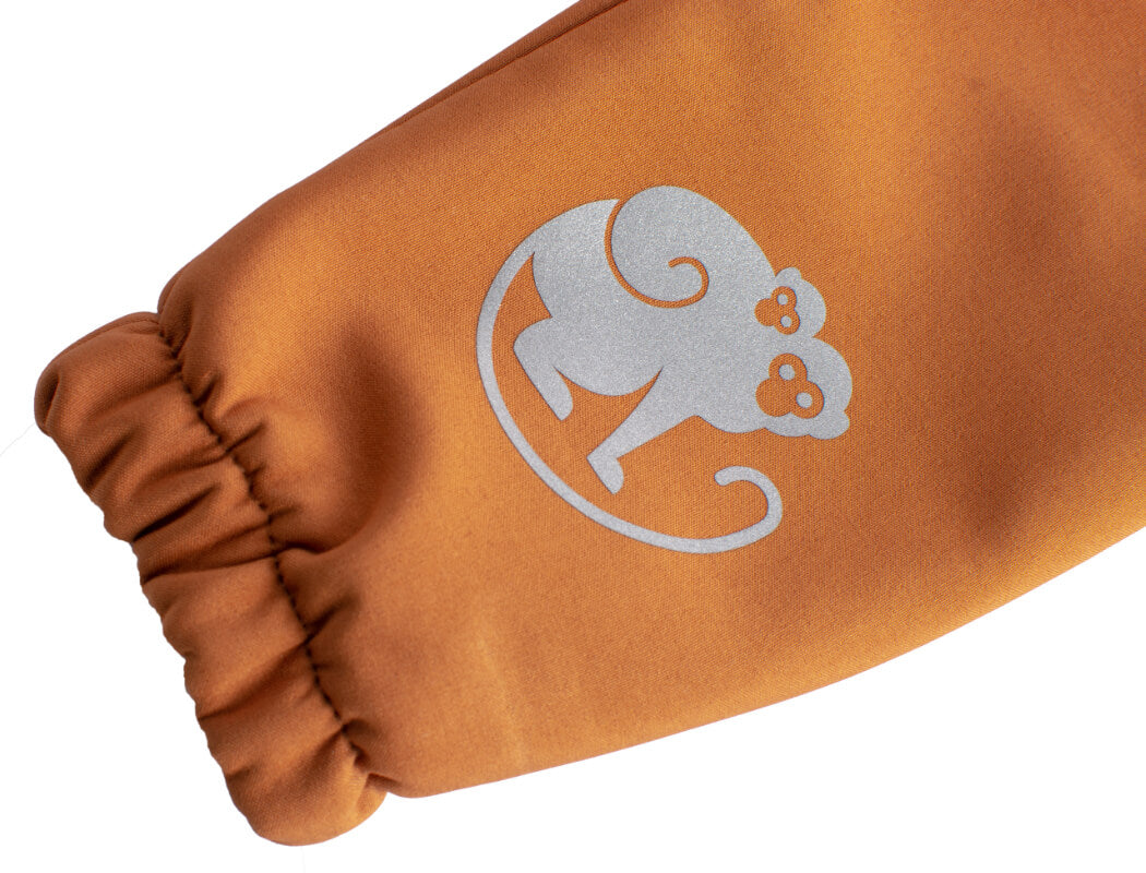 Calças de softshell para criança com membrana Monkey Mum® - Folhas de outono