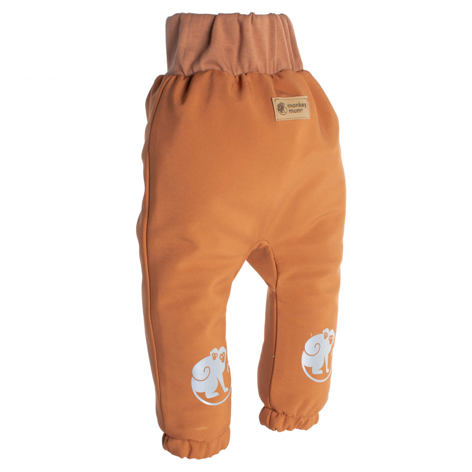 Calças de softshell para criança com membrana Monkey Mum® - Folhas de outono