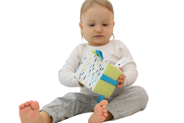 MyMoo Cubo sensorial Busy cube - Peixes