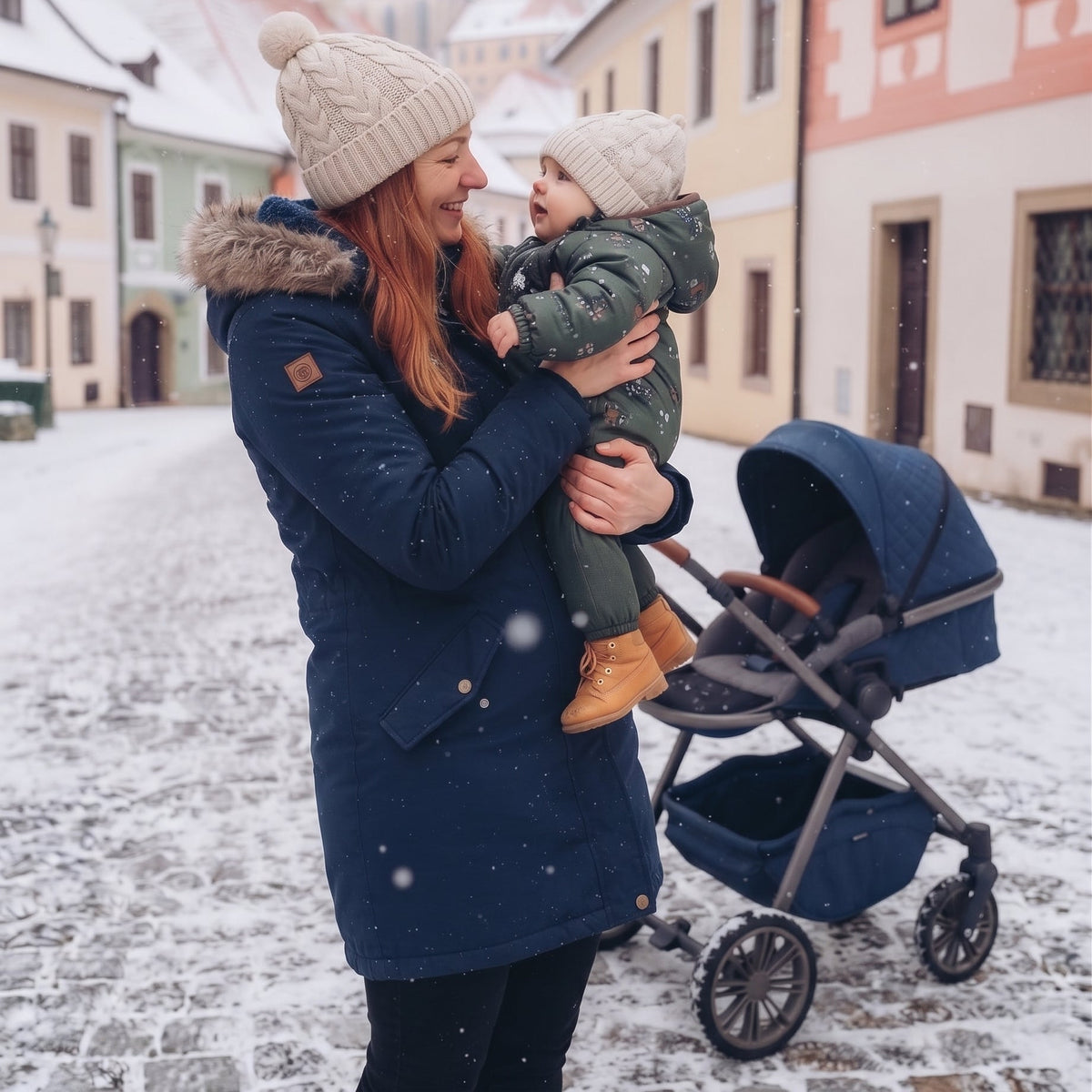 Monkey Mum® Fato-macaco infantil de inverno em softshell com forro de borrego - Pequeno caçador caqui com urso - tam.62/68, 74/80