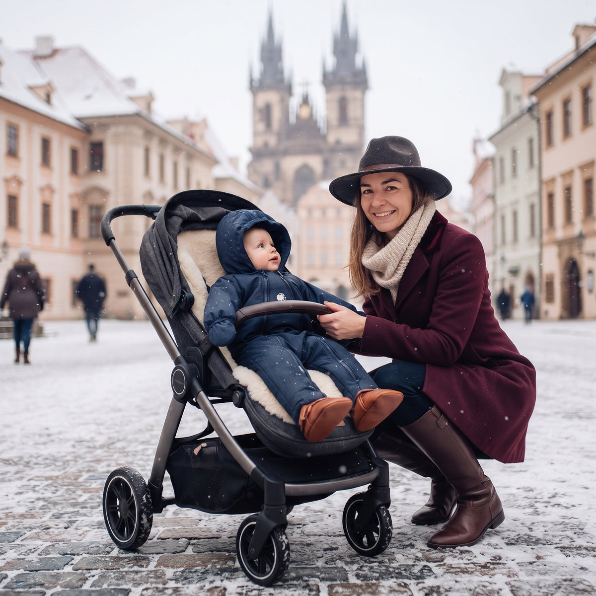 Monkey Mum® Fato-macaco infantil de inverno em softshell com forro de borrego - Programa de fim de tarde de conto de fadas - tam. 62/68, 74/80