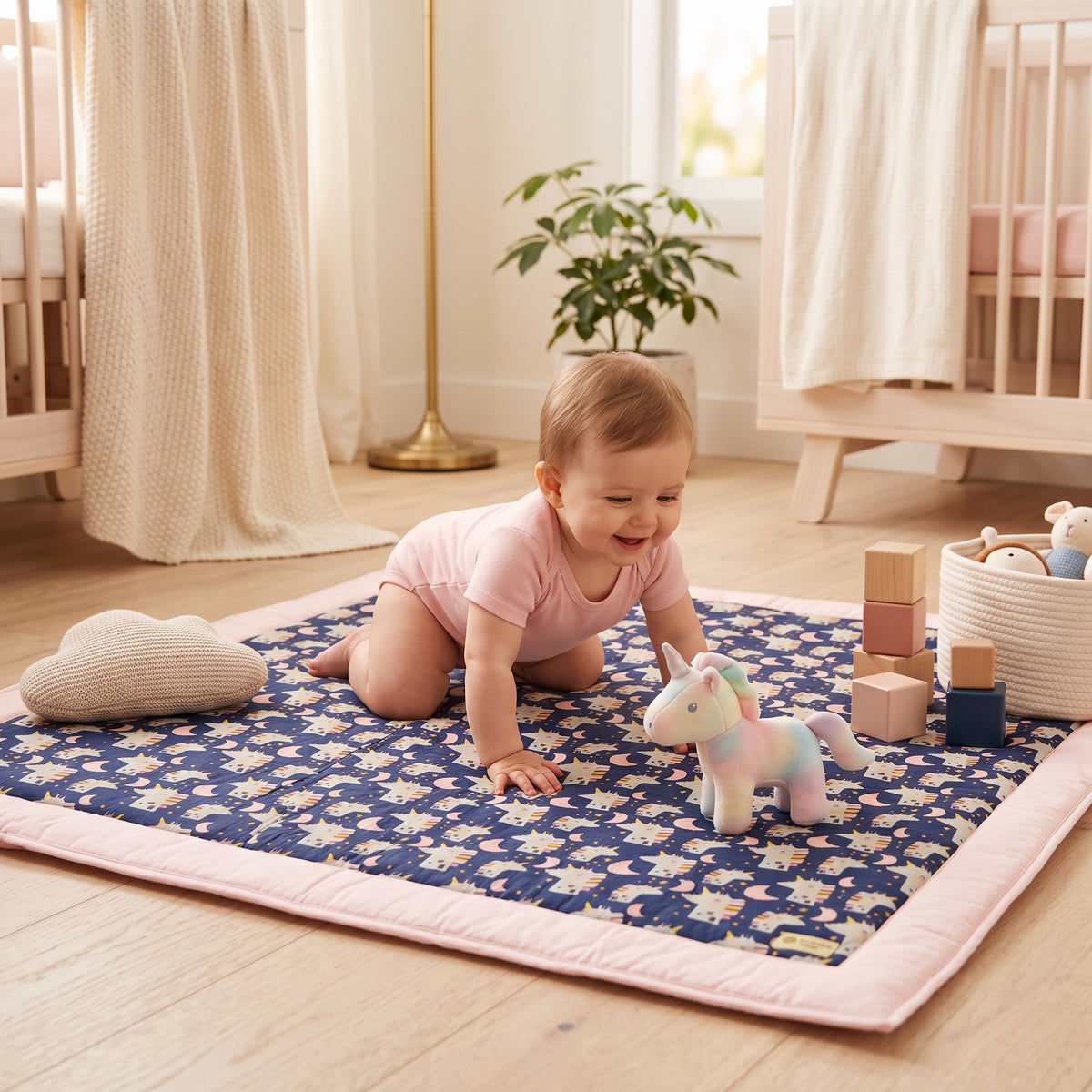 Tapete de atividades Monkey Mum® - Unicórnio