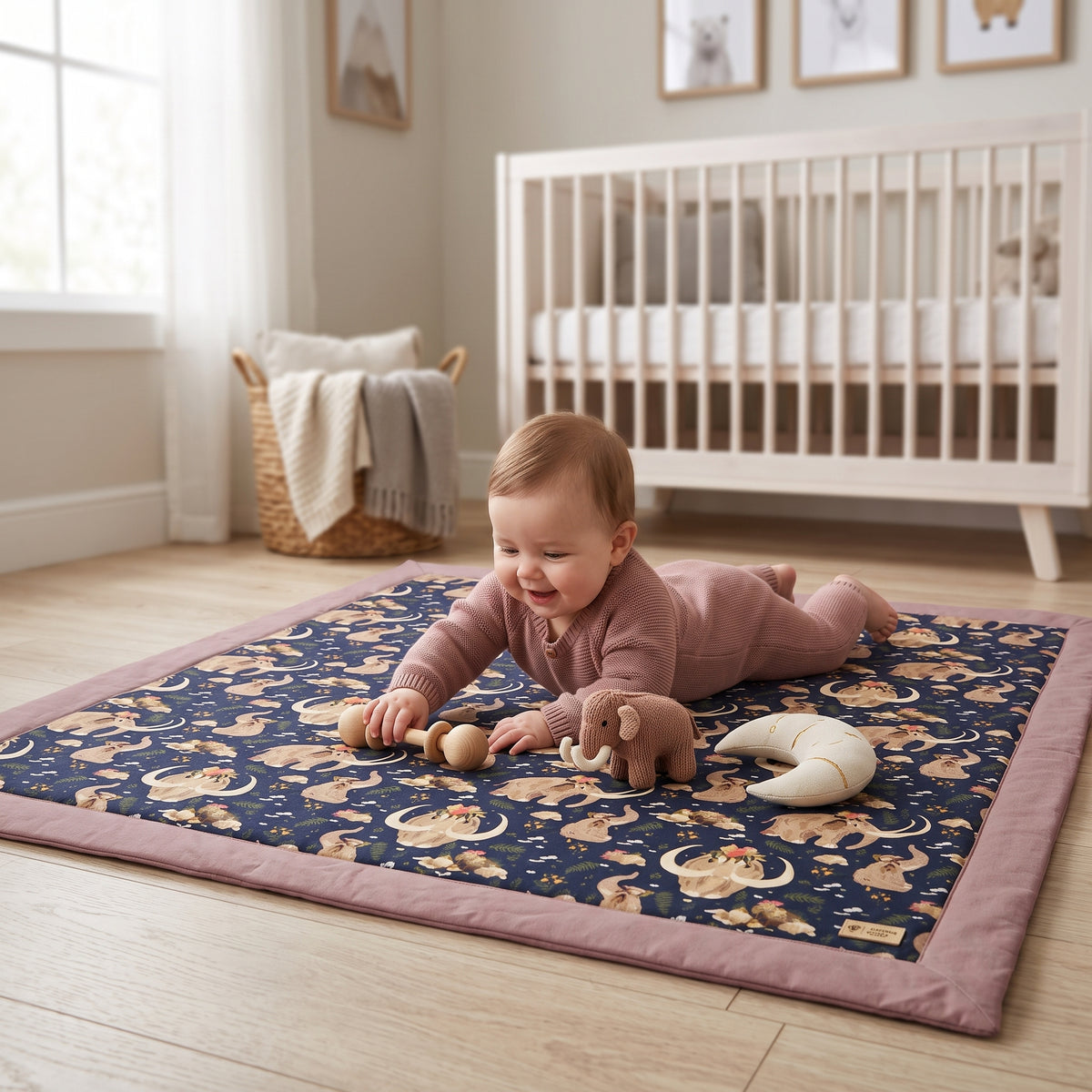 Tapete de atividades Monkey Mum® - Mamutes