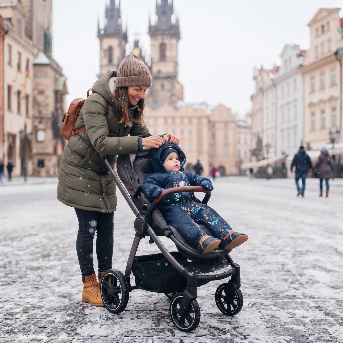 Monkey Mum® Fato-macaco infantil de inverno em softshell com forro de borrego - Programa de fim de tarde de conto de fadas com urso - tam. 62/68, 74/80