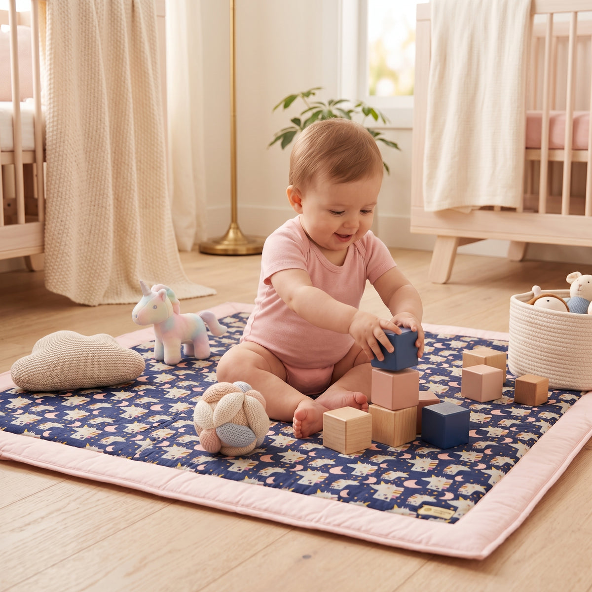 Tapete de atividades Monkey Mum® - Unicórnio