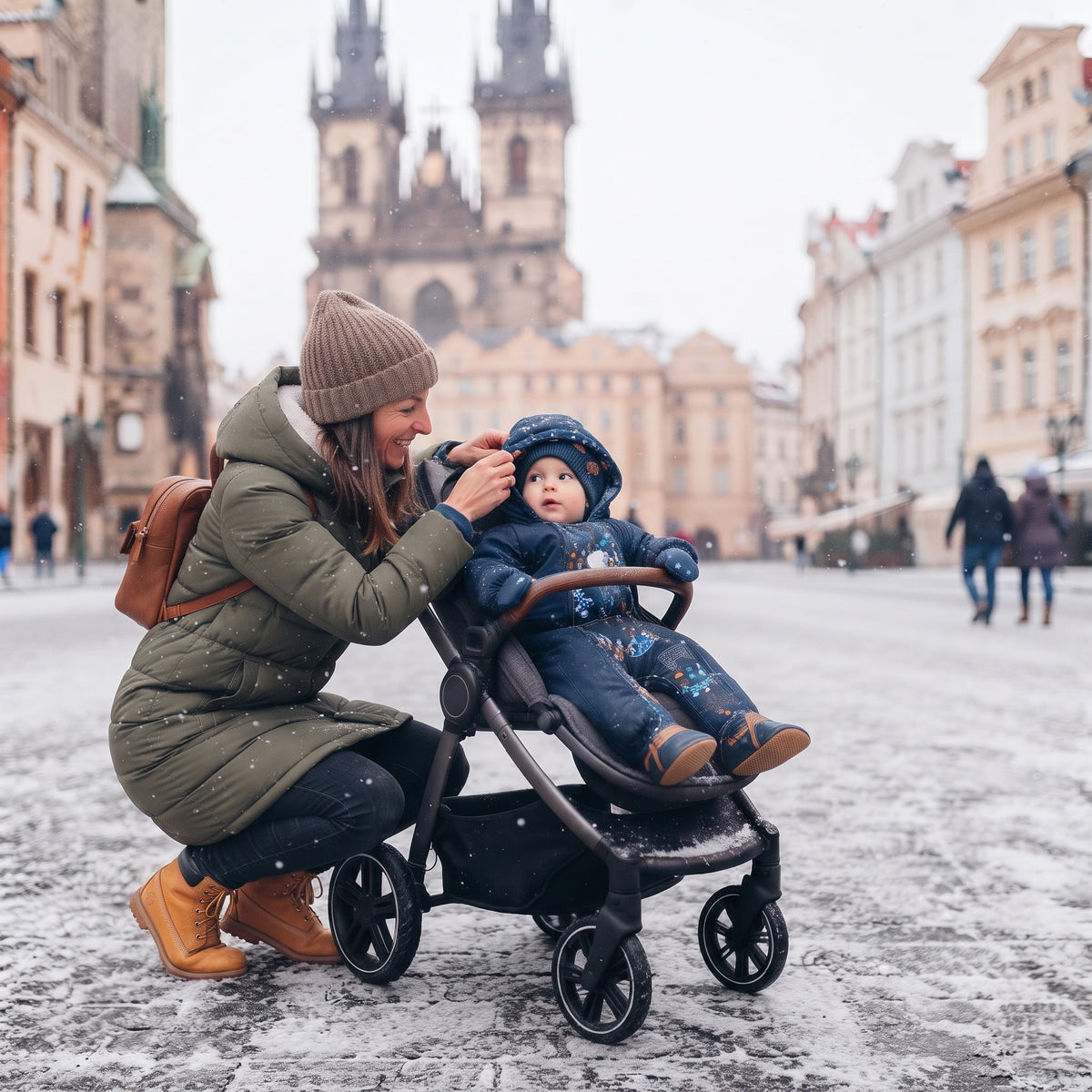 Monkey Mum® Fato-macaco infantil de inverno em softshell com forro de borrego - Programa de fim de tarde de conto de fadas com urso - tam. 62/68, 74/80